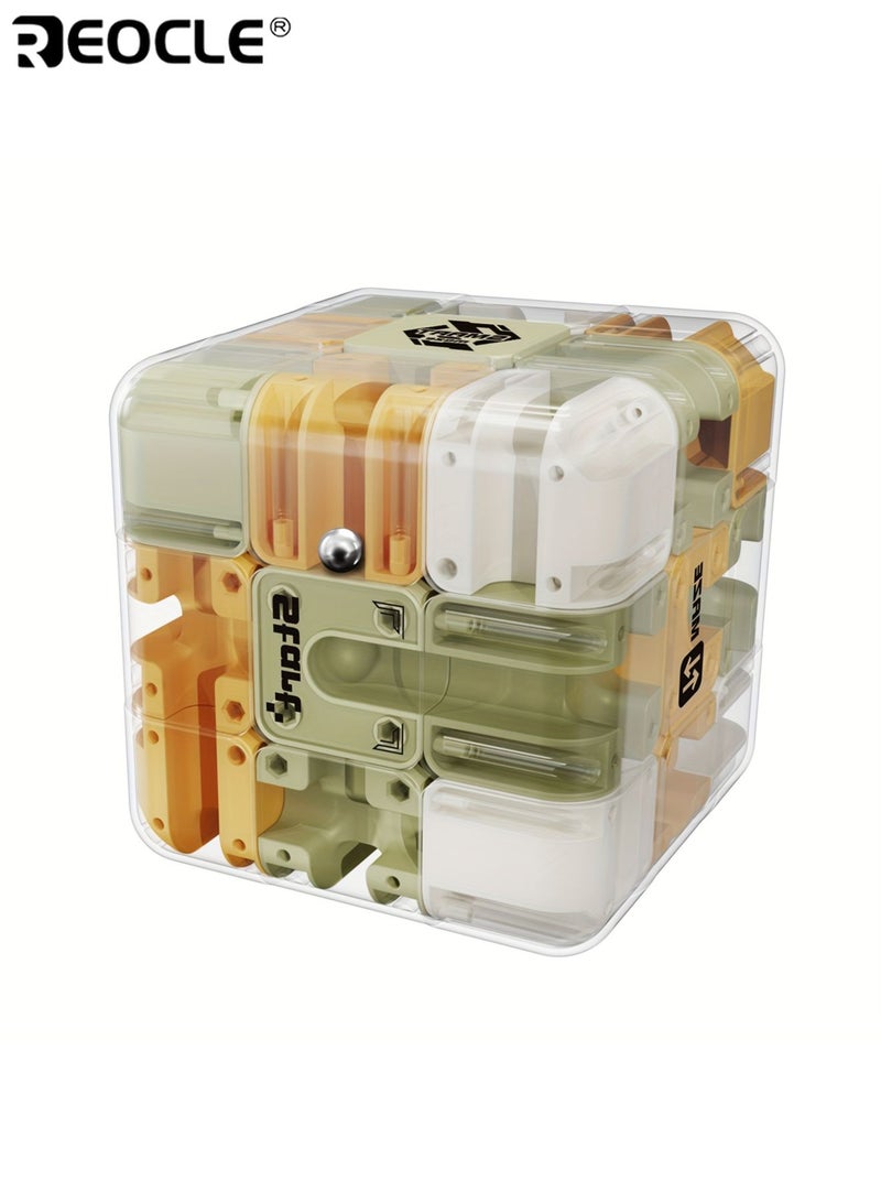 REOCLE Kid's 3D Maze Cube with Brain Teaser Design and Educational Challenge Kids Puzzle Toy with Fine Motor Skill Training for Ages 3+ Play - Image 4