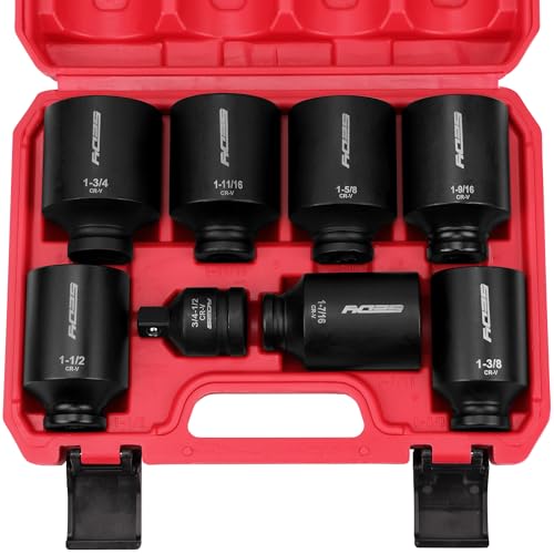 SEDY طقم مفاتيح صمامات SAE 8 قطع 1/2 بوصة لعمود العجلات - Image 1