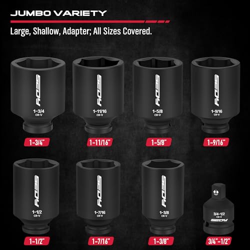 SEDY طقم مفاتيح صمامات SAE 8 قطع 1/2 بوصة لعمود العجلات - Image 5