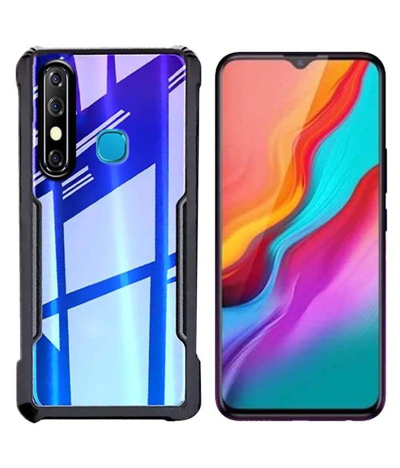 Plus Basic Case for Infinix Hot 8 (Thermoplastic Polyurethane_Clear) - Image 2