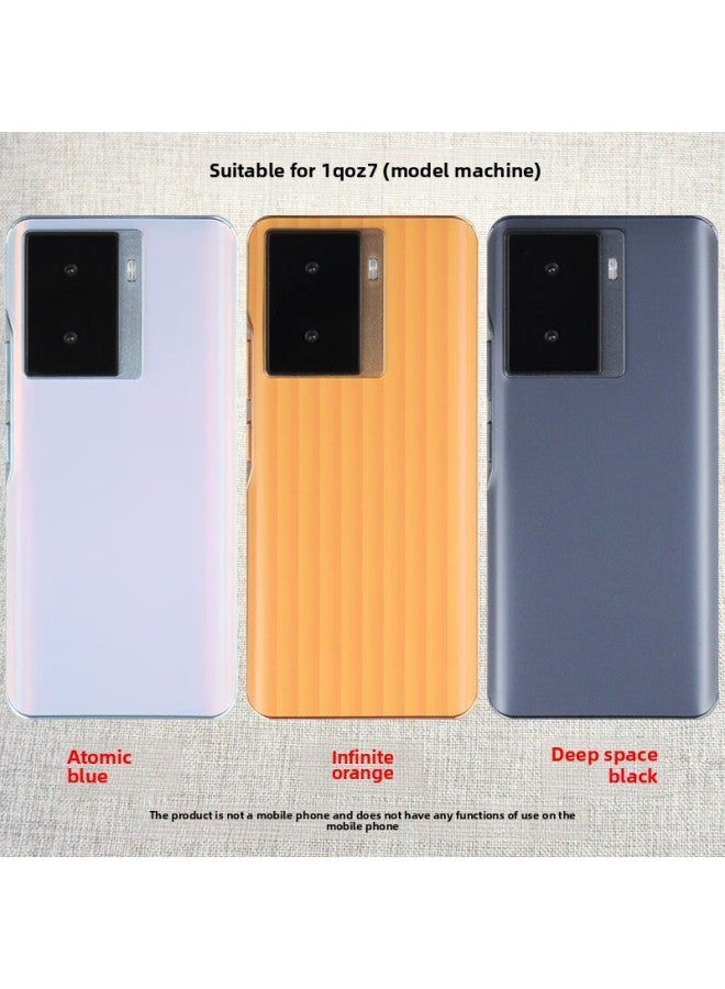 BA Gang Mobile Phone Model Suitable For IQOOZ7 Model Z7I Mobile Phone Model Bright Screen Display Toy Bright Screen-Applicable Models:IQOZ7 Glass Unlimited Orange-black Screen (screen Cannot Be Bright) - Image 1