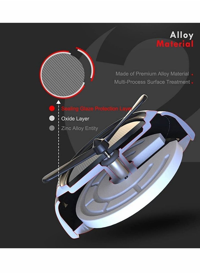 Excefore - Car Air Freshener, Solar Powered Car Perfume, Rotating Cologne Car Aromatherapy Diffuser Interior Decoration Accessories Diffuser - Image 1