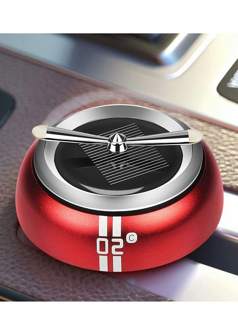 Excefore - Car Air Freshener, Solar Powered Car Perfume, Rotating Cologne Car Aromatherapy Diffuser Interior Decoration Accessories Diffuser - Image 1