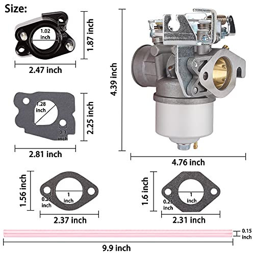 10L0L Carburetor for Yamaha G2 G5 G8 G9 G11 1985-1995 4-Cycle/Stroke Gas Golf Cart, Replace OEM J38-14101-00 J38-14101-01 J38-14101-02 - Image 5
