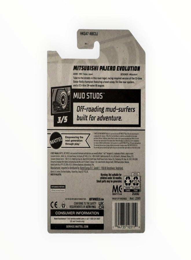 Hot Wheels Mitsubishi Pajero Evolution, Mud Studs 3/5 [red] 175/250 - Image 2