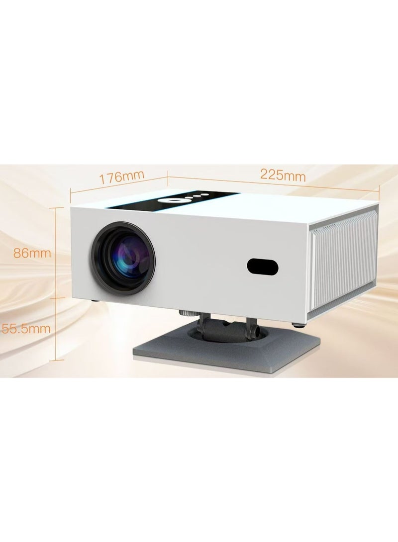 Xnano Classic Projector X6 H716 Full HD 4K 1080P Multifunctional Auto Focus, Auto Keystone Correction / Intelligent Obstacle Avoidance / Screen Automatic Alignment / 360°Rotation / Screen Mirroring / Two-Way Bluetooth / Unique Speaker Cavities / Multiple Compatible Interfaces Headset, TV Box, PC, iPad / Phone, PS4 / PS5, USB - Image 1