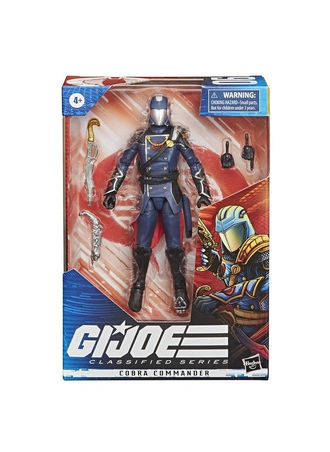 G. I. Joe Classified Series Cobra Commander Action Figure 06 Collectible Premium Toy Multiple Accessories 6 Inch Scale Custom Package Art  - Image 3