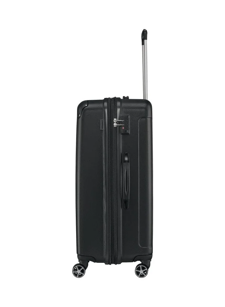 Wenger Protector Large Hardside Expandable 76cm Check-In Luggage Trolley Black - 612365