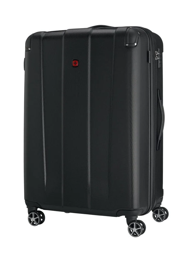 Wenger Protector Large Hardside Expandable 76cm Check-In Luggage Trolley Black - 612365