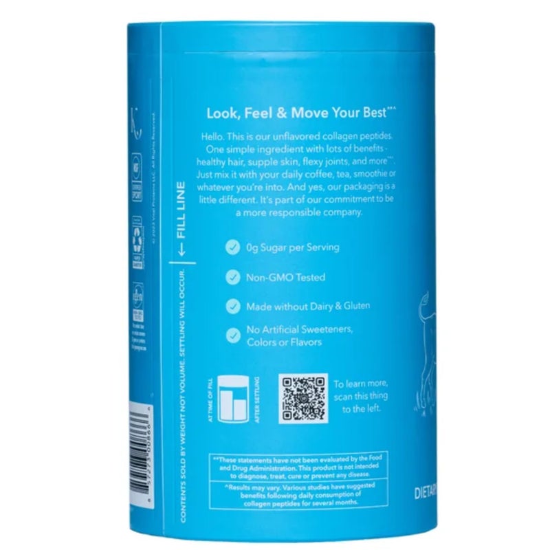 Vital Proteins Natural Whole Nutrition Collagen Peptides - Pasture Raised, Grass Fed, Paleo Friendly, Gluten Free, Single Ingredient - 24 Ounce - Image 2