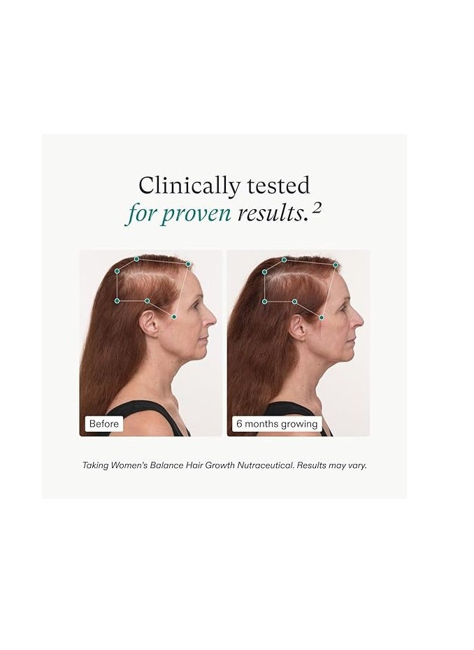 NUTRAFOL - Nutrafol Women's Balance Hair Growth Supplements, Ages 45 and Up, Clinically Proven for Visibly Thicker Hair and Scalp Coverage, Dermatologist Recommended - 1 Month Supply - Image 1