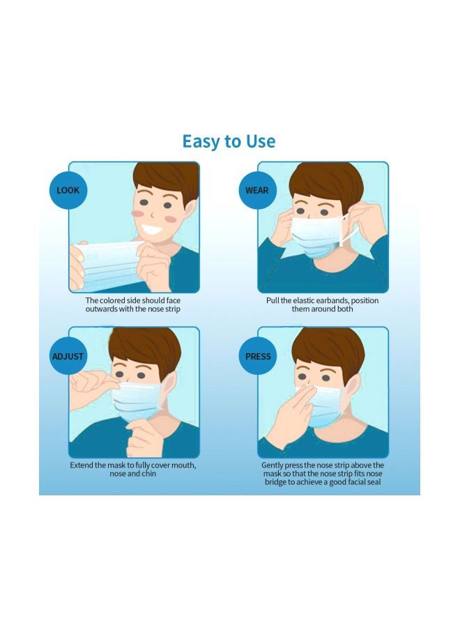 NIBEMINENT 10-Piece Disposable Face Mask - Image 5