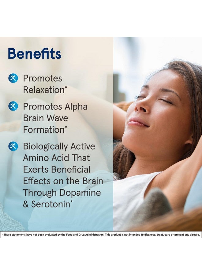 جارو فورملاز Jarrow Formulas Regular Strength Theanine 100 mg، مكمل غذائي يعزز الاسترخاء، 60 كبسولة نباتية، إمداد لمدة 60 يومًا، عبوة من 12 كبسولة - Image 4