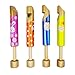 Fartime 4piece Set Wood Slide Whistle Toy Colorful Lovely Design Childrens Fun Music Toys 75 inches - Image 2