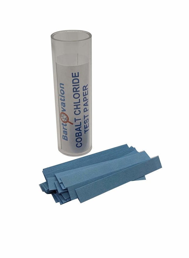 Bartovation Cobalt Chloride Test Paper [Vial Of 100 Strips] For Water, Moisture And Humidity Detection - Image 4