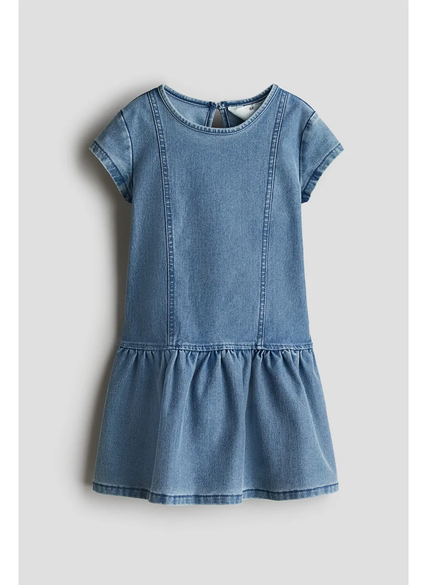 اتش اند ام Denim-Look Jersey Dress