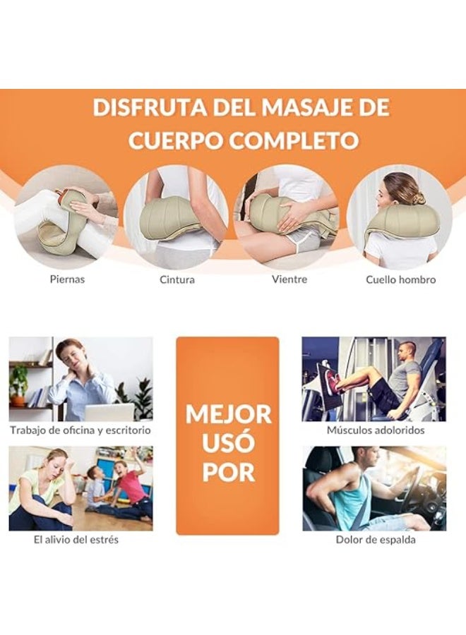 Electric Neck & Shoulder Massager – 3D Shiatsu Deep Tissue with Heat, 3 Speeds, Full Body Massage for Back, Legs, Feet, Arms – Ideal Gift - Image 2