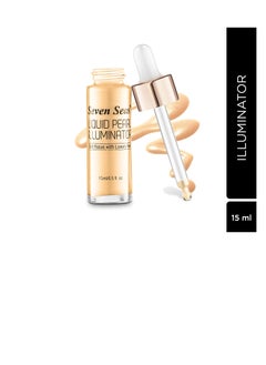 Seven Seas Seven Seas Liquid Pearl Liquid Highlighter For Face makeup  illuminating Liquid Highlighter with Dewy finish Desert Gold  - Image 2