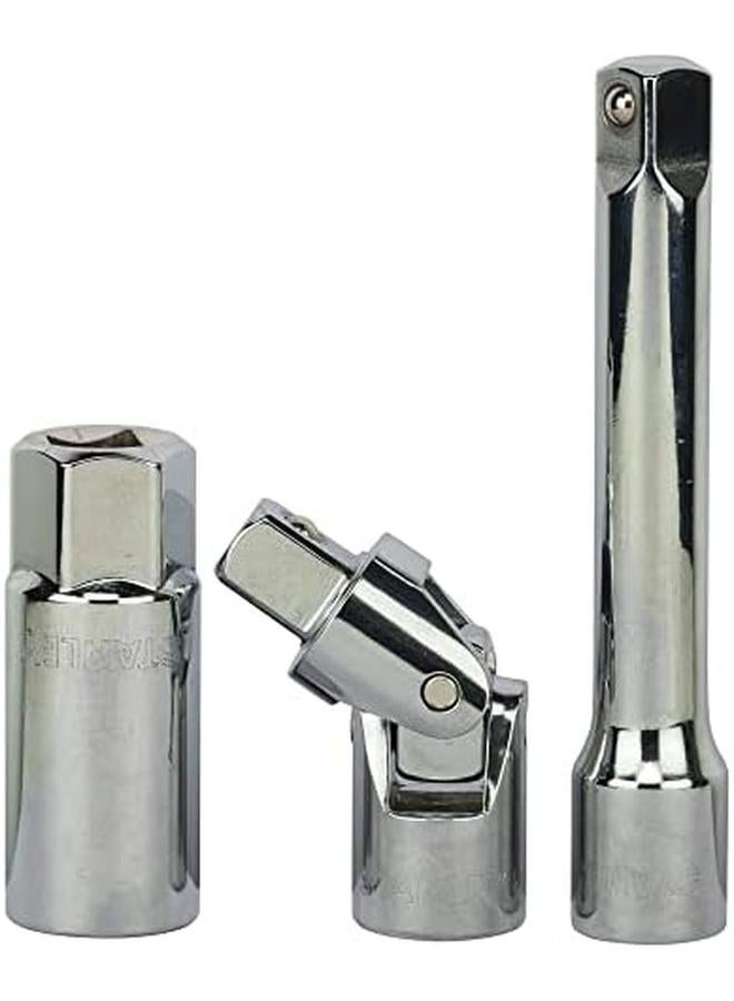 Stanley Drive Metric Socket Set Silver 27 Piece 86 477 - Image 3