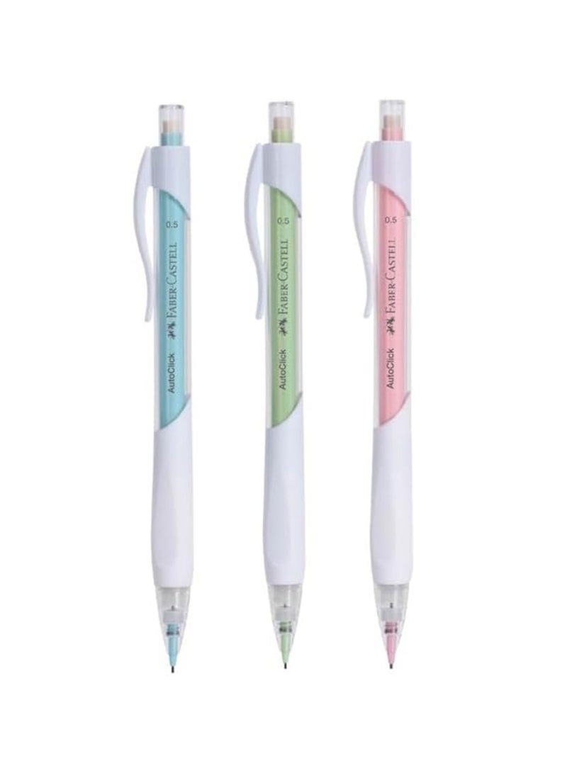 FABER-CASTELL قلم رصاص ميكانيكي أوتوماتيكي قطعة واحدة 0.5 مم مع عبوة من 2B رصاص - Image 4