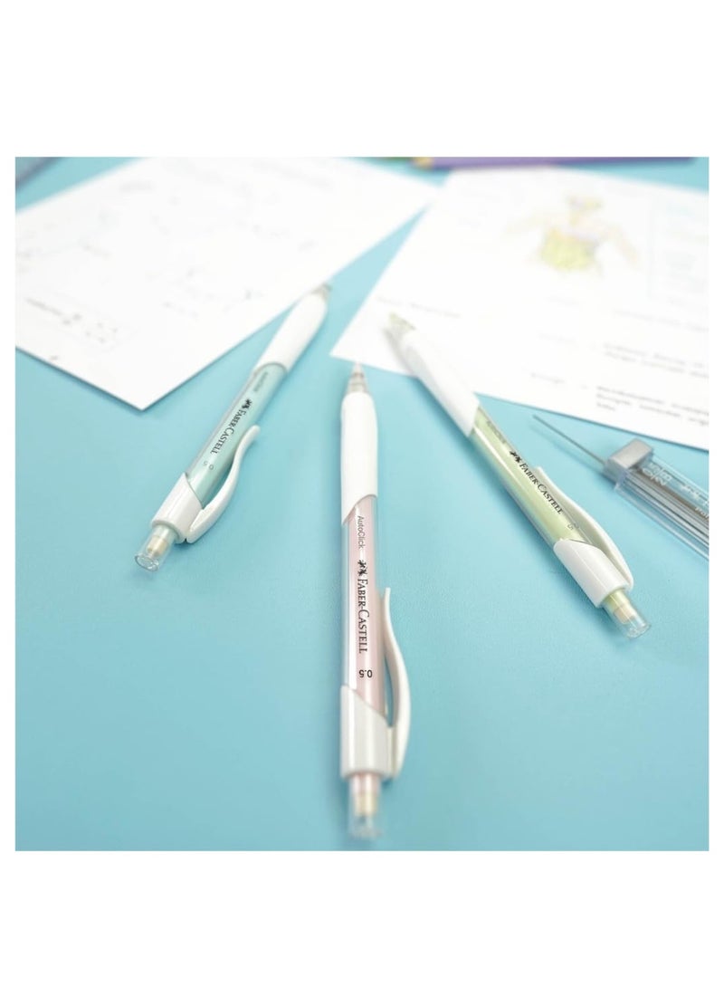 FABER-CASTELL قلم رصاص ميكانيكي أوتوماتيكي قطعة واحدة 0.5 مم مع عبوة من 2B رصاص - Image 5