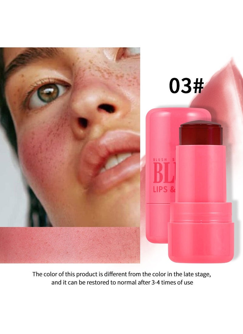 Mei Lifestyle - Multi-Functional Blush Stick Cream Blush, Contour, and Highlighter Makeup for Cheeks, Lips, and All Skin Types - Image 1