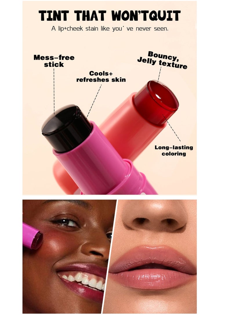 Mei Lifestyle - Multi-Functional Blush Stick Cream Blush, Contour, and Highlighter Makeup for Cheeks, Lips, and All Skin Types - Image 1