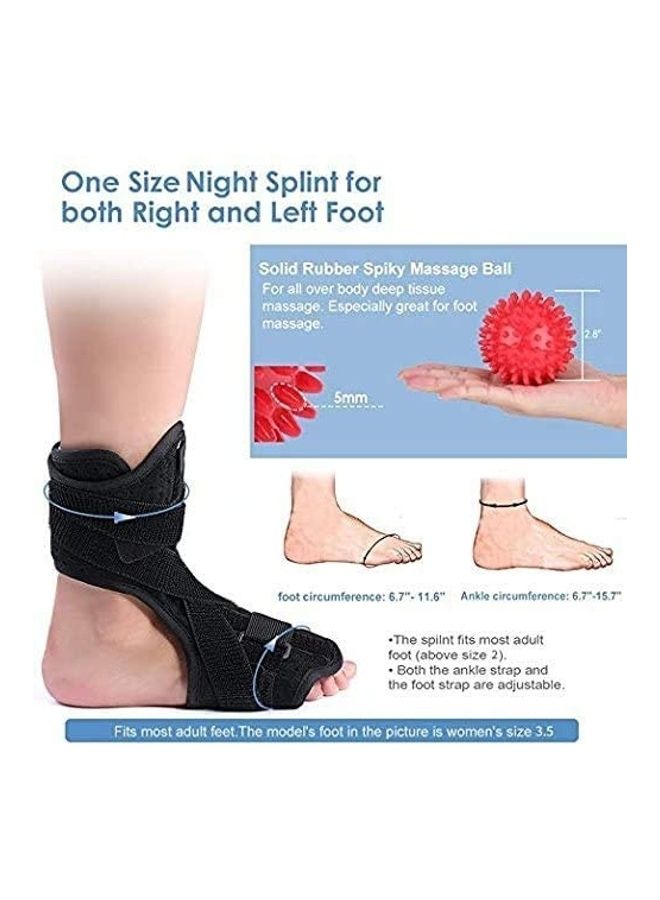 جبيرة التهاب اللفافة الأخمصية لآلام التهاب اللفافة الأخمصية مع كرة تدليك صلبة - Image 2