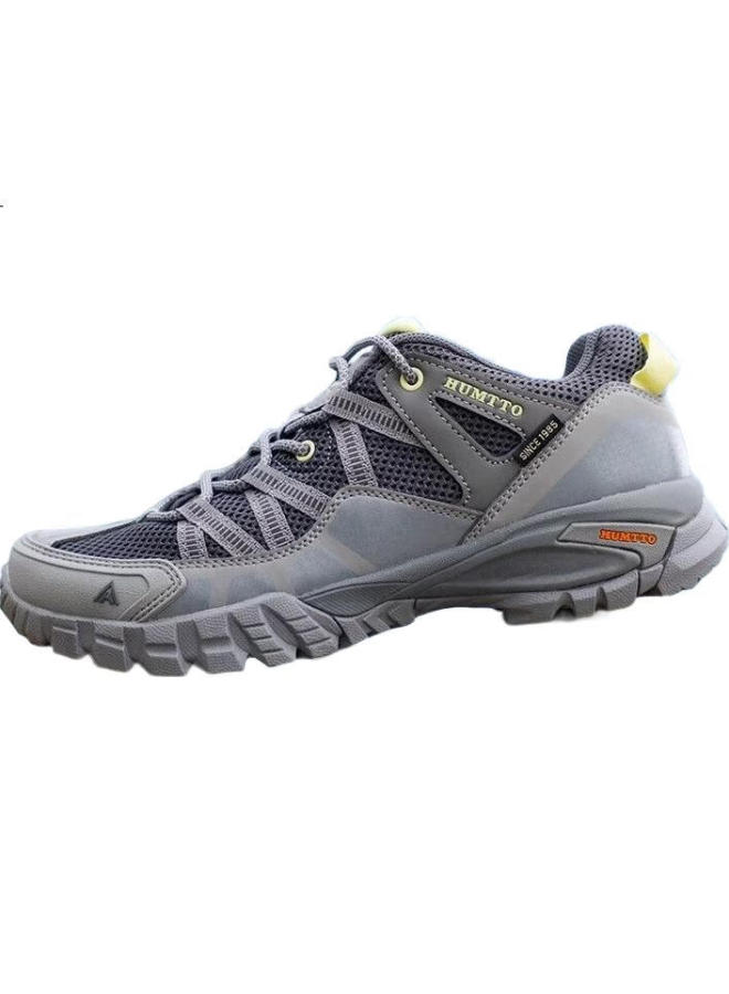 Humtto Summer Mesh Breathable Hiking Shoes, Large Pore Breathable Mesh, Men'S Outdoor Casual Trekking Shoes Gray, Size 40 - Image 3