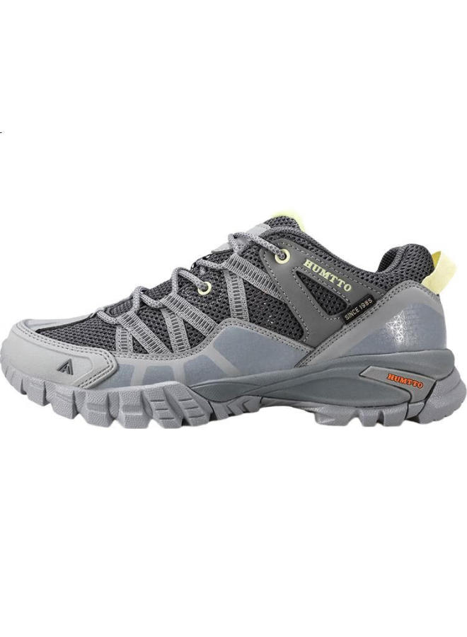 Humtto Summer Mesh Breathable Hiking Shoes, Large Pore Breathable Mesh, Men'S Outdoor Casual Trekking Shoes Gray, Size 40 - Image 2