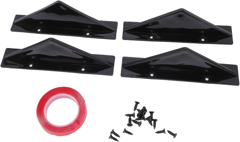 SIXRUN Rear Bumper Lip Diffuser 4PCS Black - Image 5