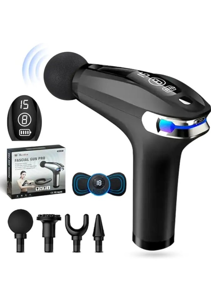 Blueidea أفضل جهاز تدليك مبيعًا مع بطارية طويلة الأمد، تقنية شريحة ذكية، تشغيل هادئ وضبط متعدد السرعات - Image 1