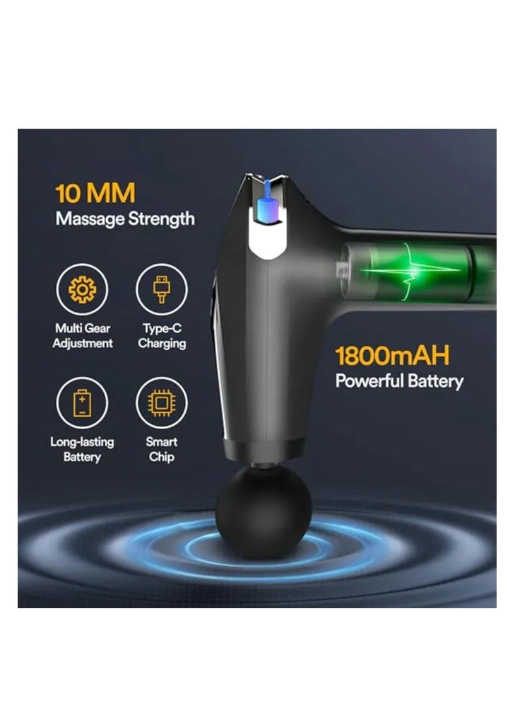 Blueidea أفضل جهاز تدليك مبيعًا مع بطارية طويلة الأمد، تقنية شريحة ذكية، تشغيل هادئ وضبط متعدد السرعات - Image 4