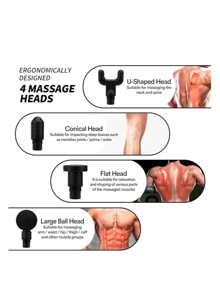 Blueidea أفضل جهاز تدليك مبيعًا مع بطارية طويلة الأمد، تقنية شريحة ذكية، تشغيل هادئ وضبط متعدد السرعات - Image 2