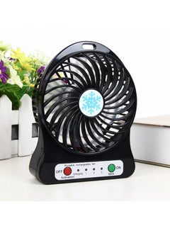 NIBEMINENT Portable Desk Led Fan White  - Image 5