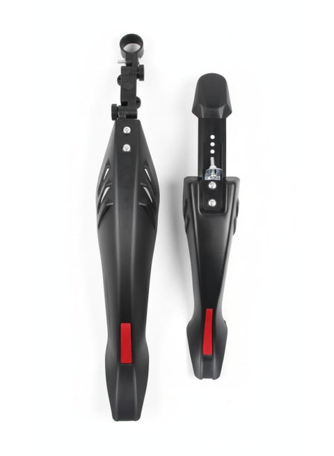 Adjustable mudguards (fenders) for bicycles (front and rear set)