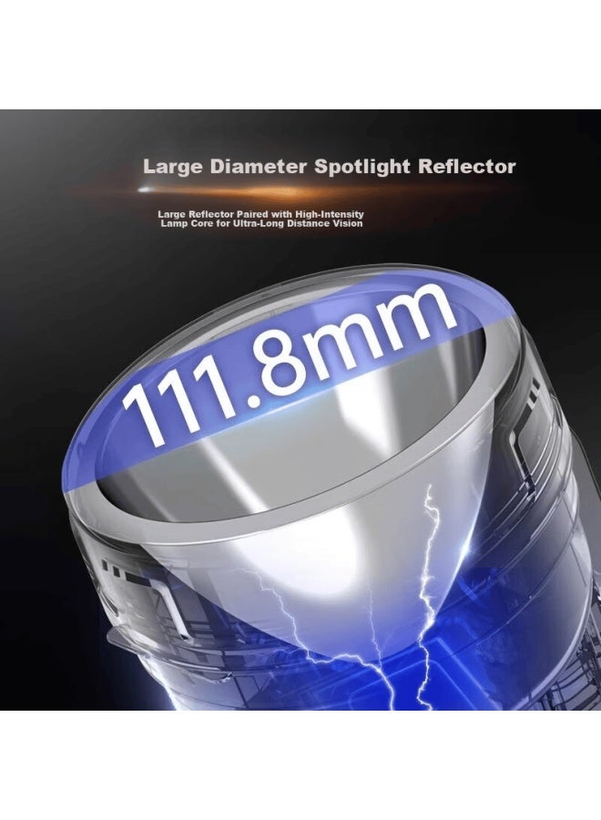Yage Emergency Flashlight Portable Strong Light Searchlight Long-range Rechargeable Ultra-bright Patrol Mining Lamp - Image 1