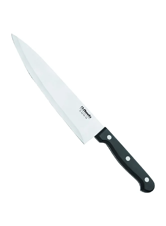Amefa Stratus Chef’s Knife in Pouch Black and Silver 8 Inch R26600PCX1132
