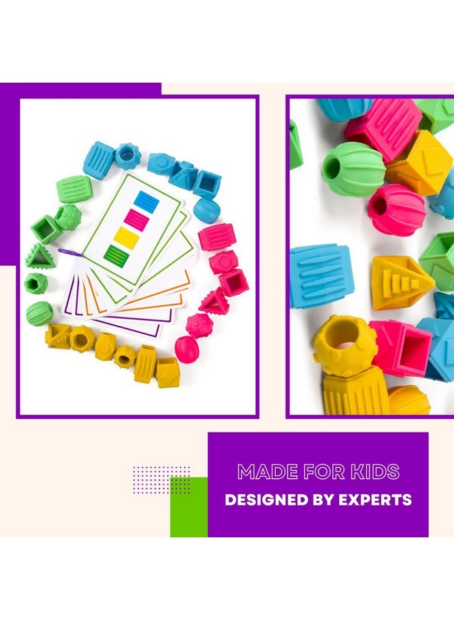 Roylco Sensory Beads - Back to School Jumbo Rubber Beads for Toddlers & Preschoolers, Hands-On STEAM Learning & Fine Motor Skill Development - Image 4