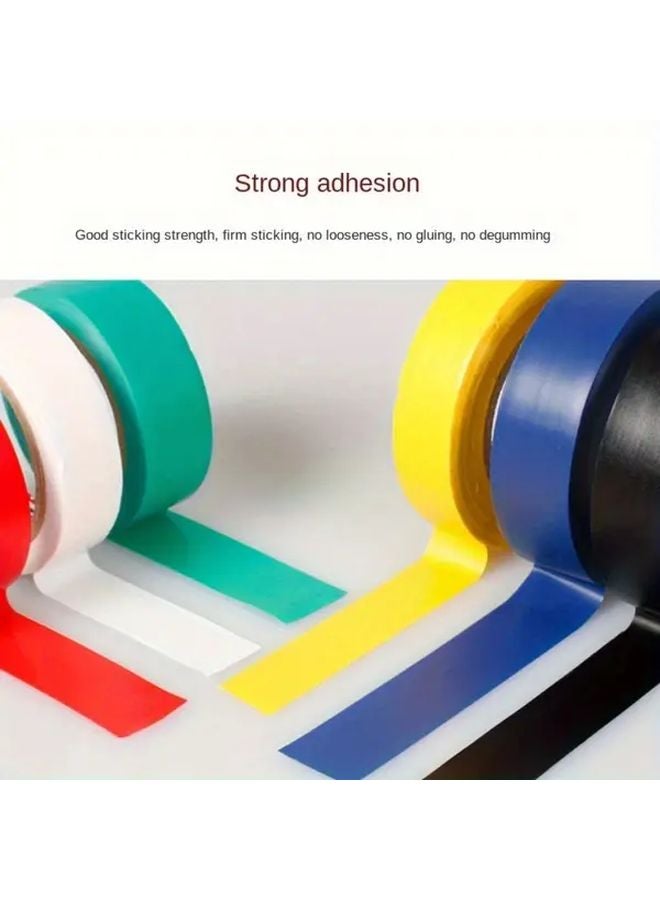 5 حزمة شريط EcoTape العازل للكهرباء من PVC مقاوم للماء وغير قابل للاشتعال متعدد الألوان - Image 5