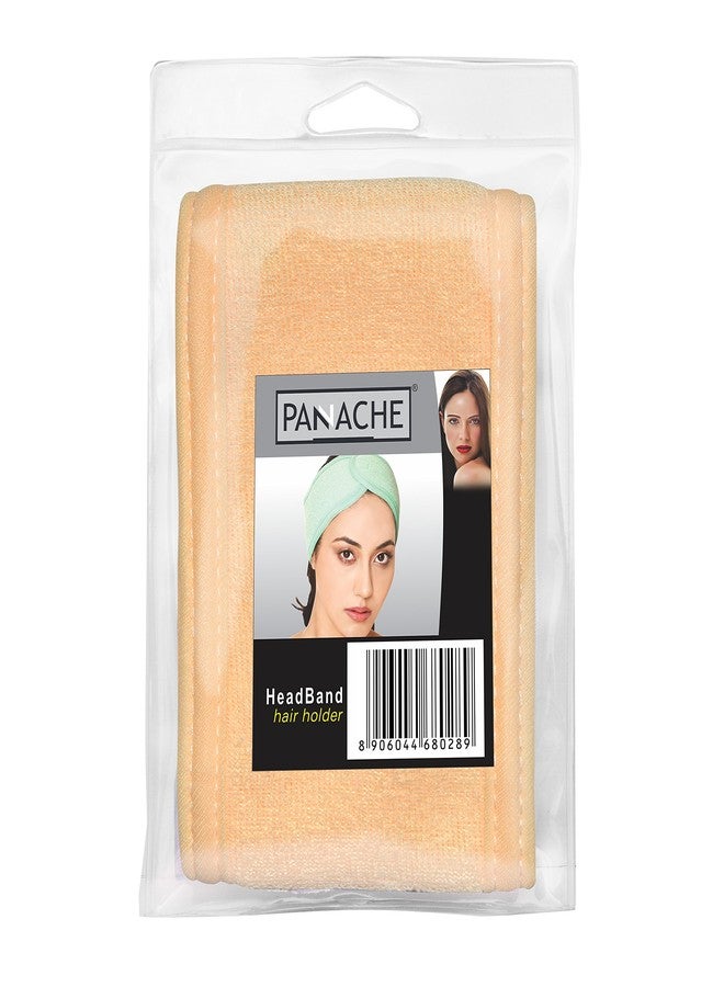 Panache Head Band Hair Holder, Peach - Image 1