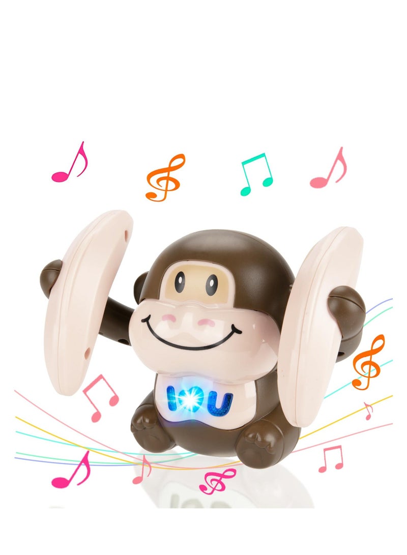 عام ألعاب أطفال عالمية، للأطفال من 0-36 شهر، ألعاب قرد للزحف، لعبة وقت البطن، لعبة تفاعلية للرقص والمشي مع ضوء وموسيقى، ألعاب للرضع 0-3، 6-12، 12-18 شهر، هدية لعبة للأطفال في سن 1 السنة - Image 1