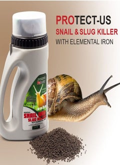 ENSYSTEX Protect Us Organic Mineral Snail And Slug Killer With Elemental Iron 1Kg 