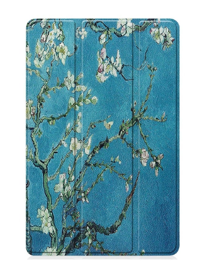 Beauenty Suitable for ipad10 protective case three-fold leather apricot flower