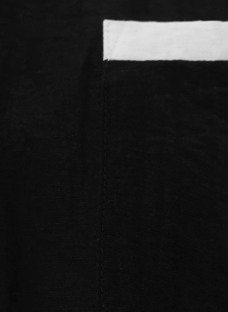 Lichi Loose shirt with contrasting inserts