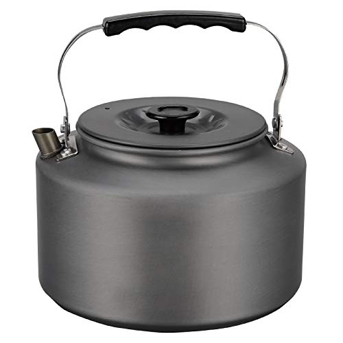 Bulin Camping Kettle 2.2L Aluminum Alloy Open Campfire Coffee Tea Pot Fast Heating Outdoor Gear Great for Boiling Water Ultralight Portable for Hiking Picnic Travel - Image 1