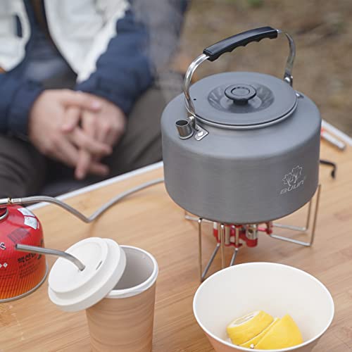 Bulin Camping Kettle 2.2L Aluminum Alloy Open Campfire Coffee Tea Pot Fast Heating Outdoor Gear Great for Boiling Water Ultralight Portable for Hiking Picnic Travel - Image 4