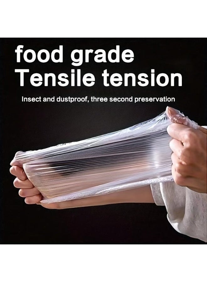 100pcs Large Reusable and Flexible Food Covers for Trays, Pots and Pans -  For less than 2 L.E make your food healthy and clean from dust and insects - Image 5