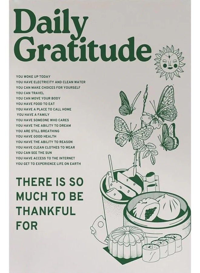 ملصق daily reminder of gratitude من تي إن إيسينشال - Image 1