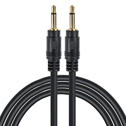TENINYU 3.5mm Mono Cable - 12V Trigger, IR Infrared Sensor Receiver Extension Extender, 3.5mm 1/8" TS Monaural Mini Mono Audio Plug Jack Connector Male to Male Cable (12FT) - Image 1